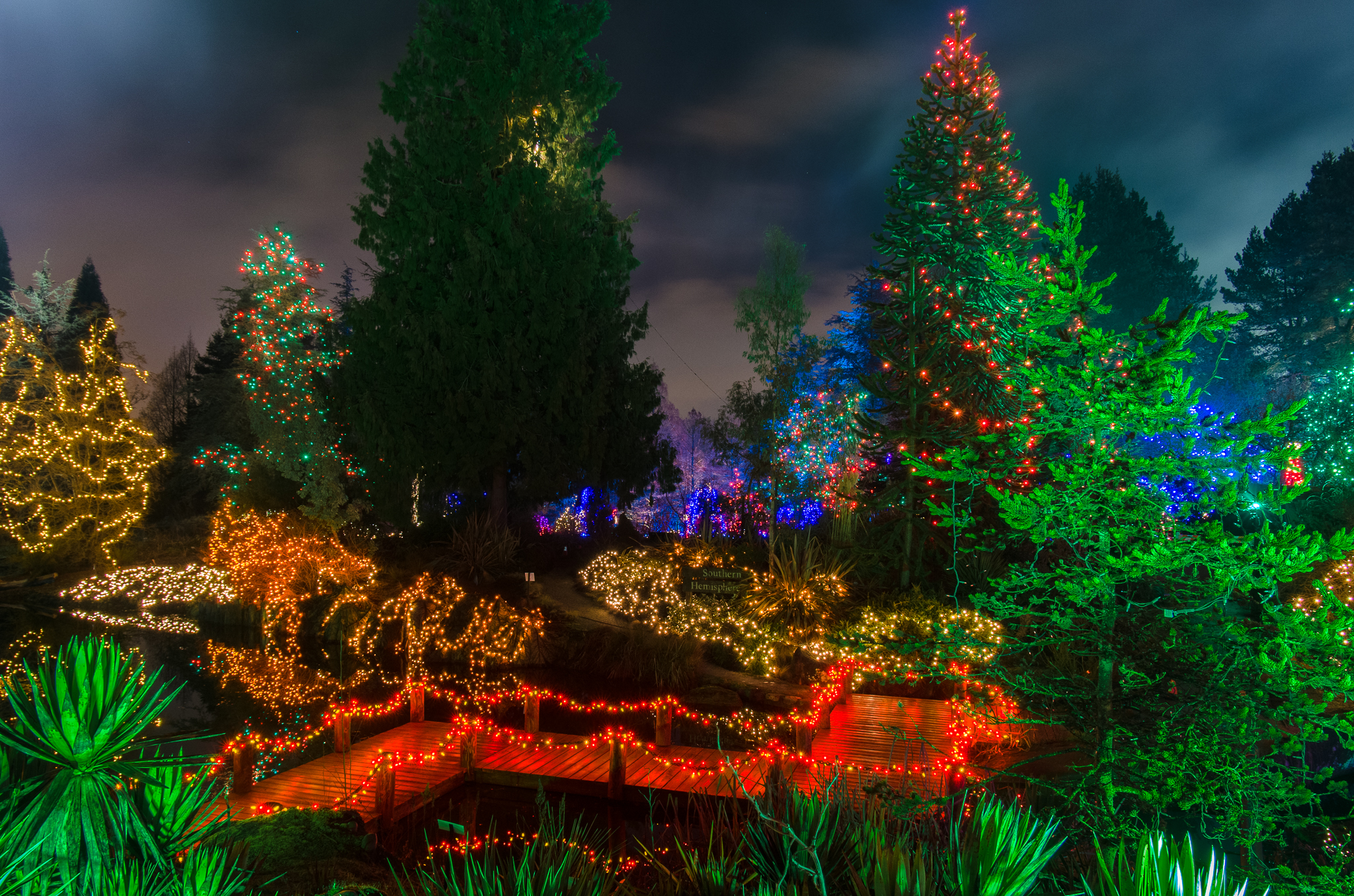 Festival of Lights at VanDusen Gardens in Vancouver, BC