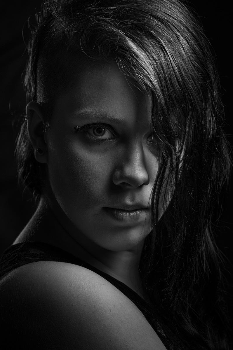 Dramatic Black And White Portraits • Bailward Photography