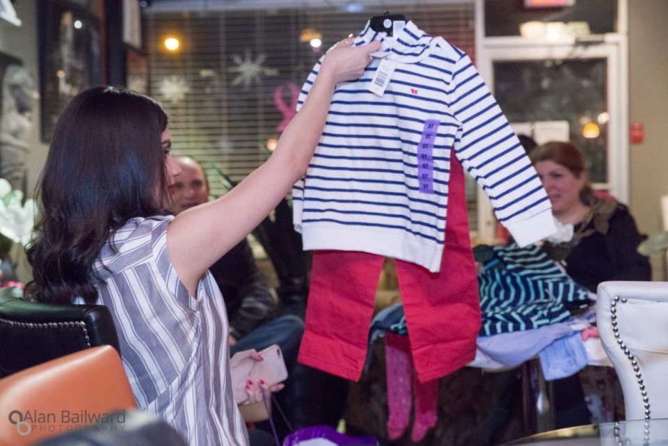Clothing being looked at
