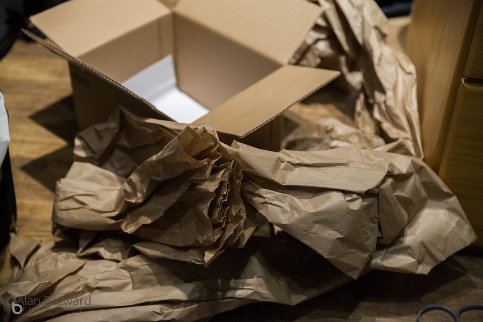Box opened but with nothing apparently in it.