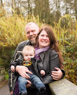 Christmas Family Portraits in the Park for Charity