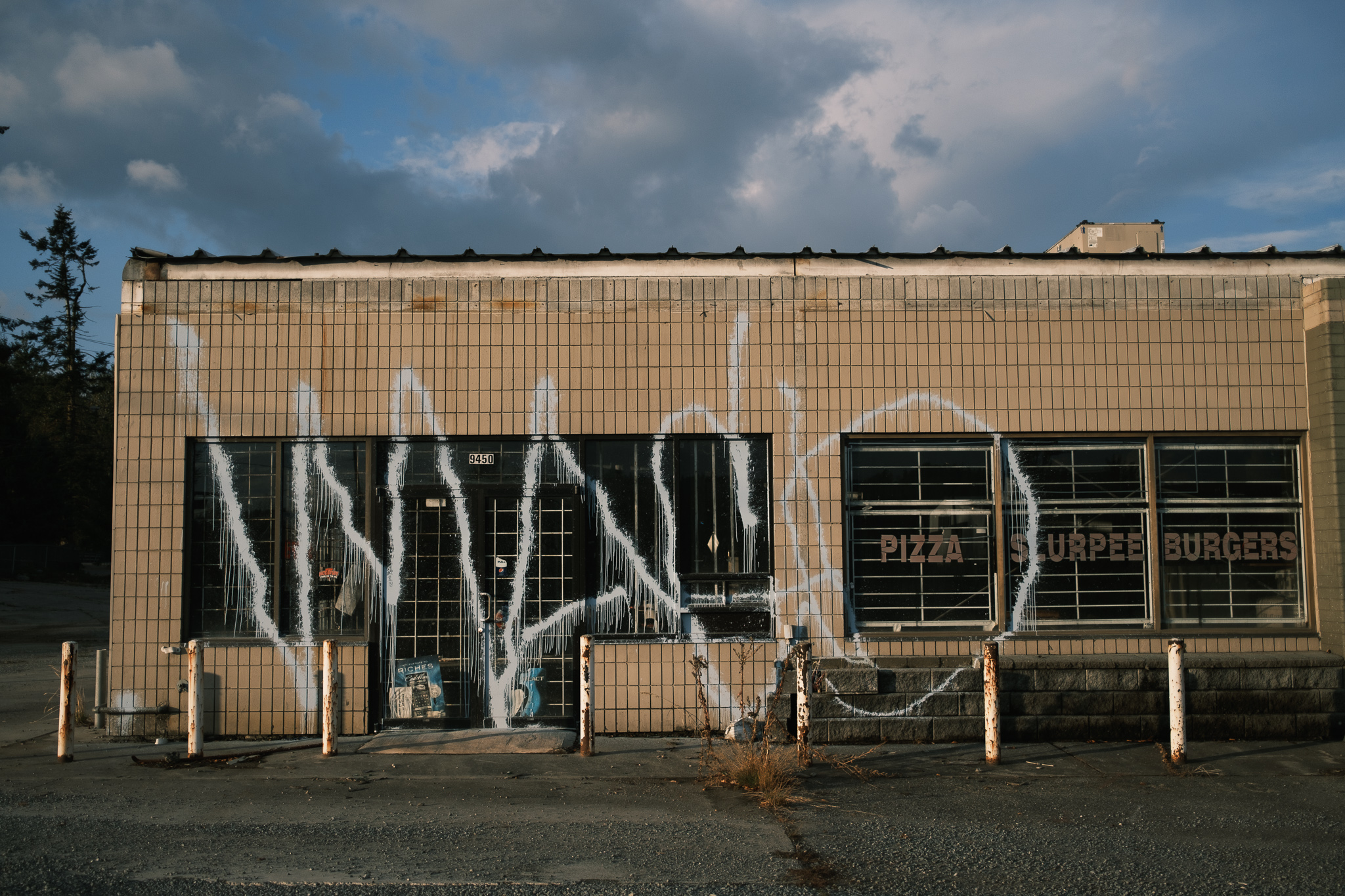 Abandoned Gas Station with the Fuji X100V